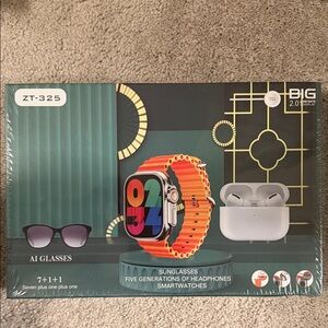 ZT-325 AI Glasses and Smartwatch Set